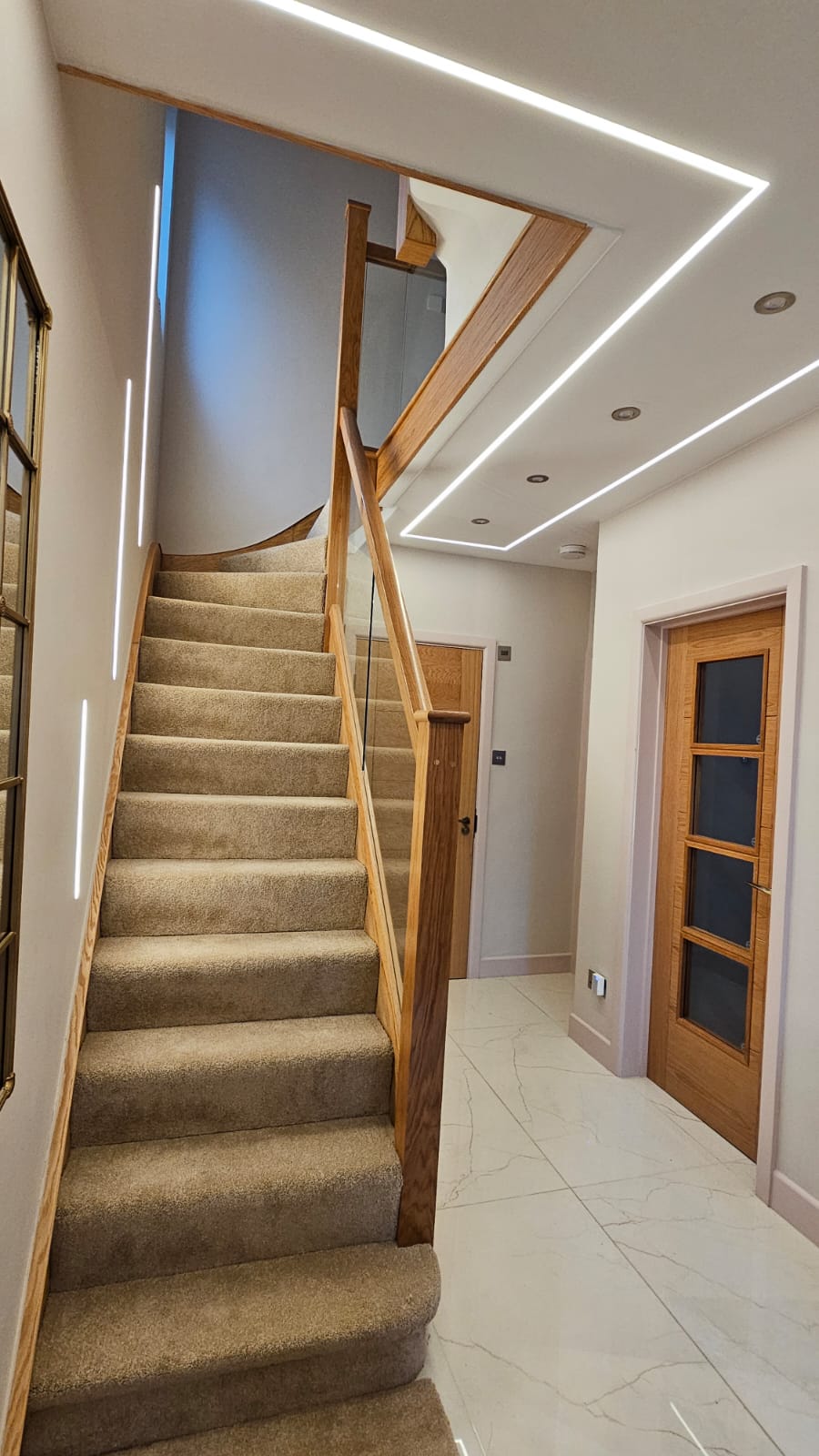 Oak staircase