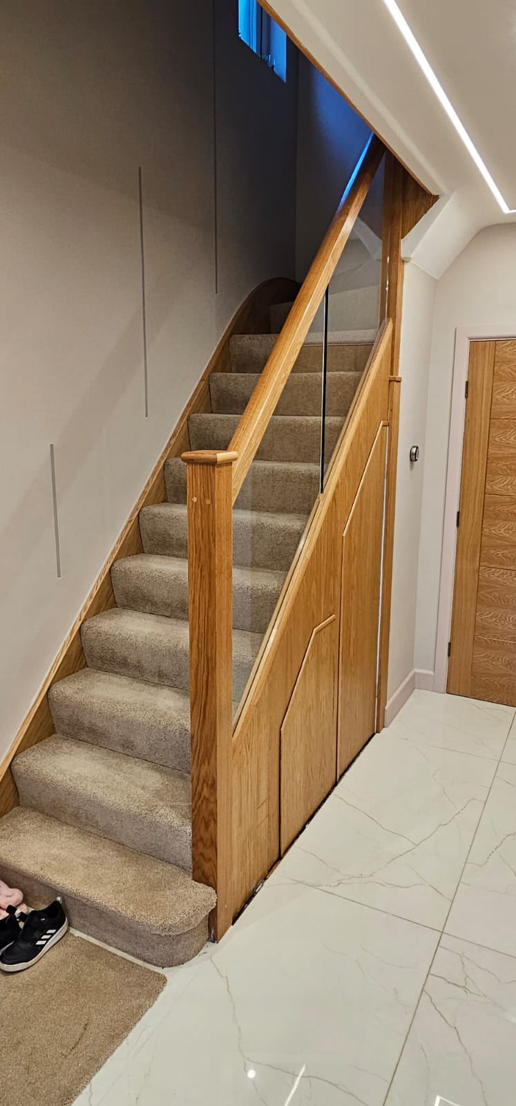 Oak staircase