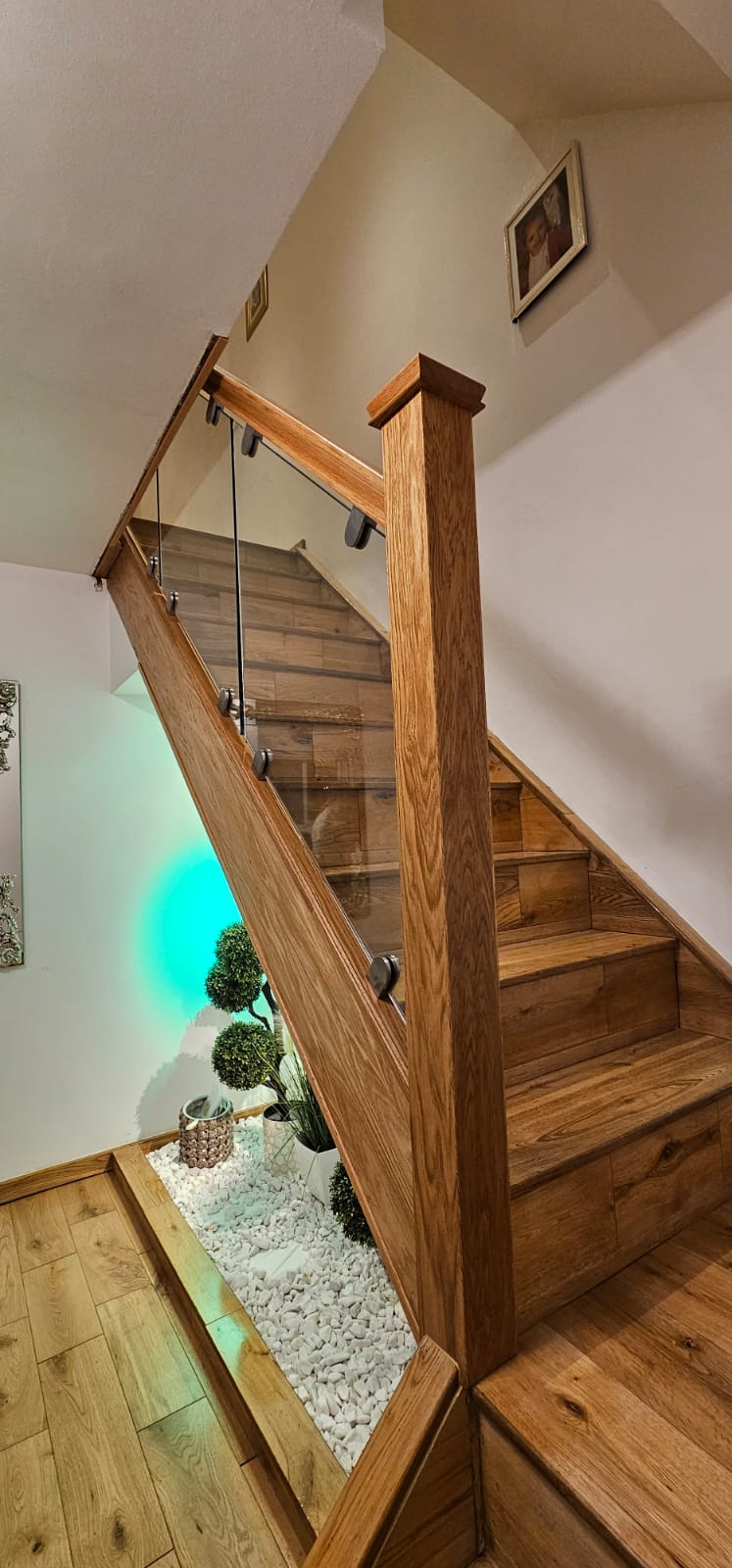 Oak staircase